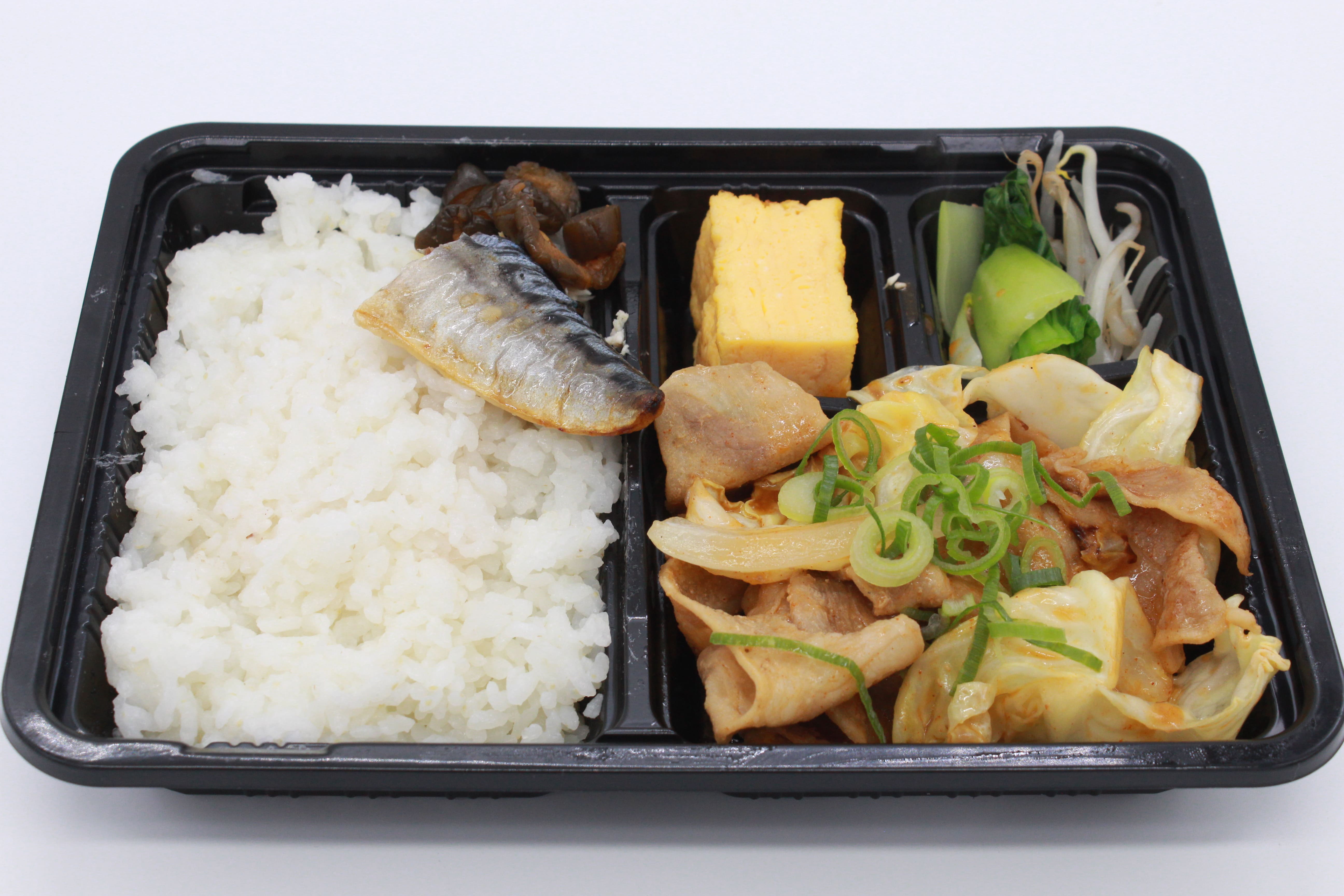 豚辛味噌弁当