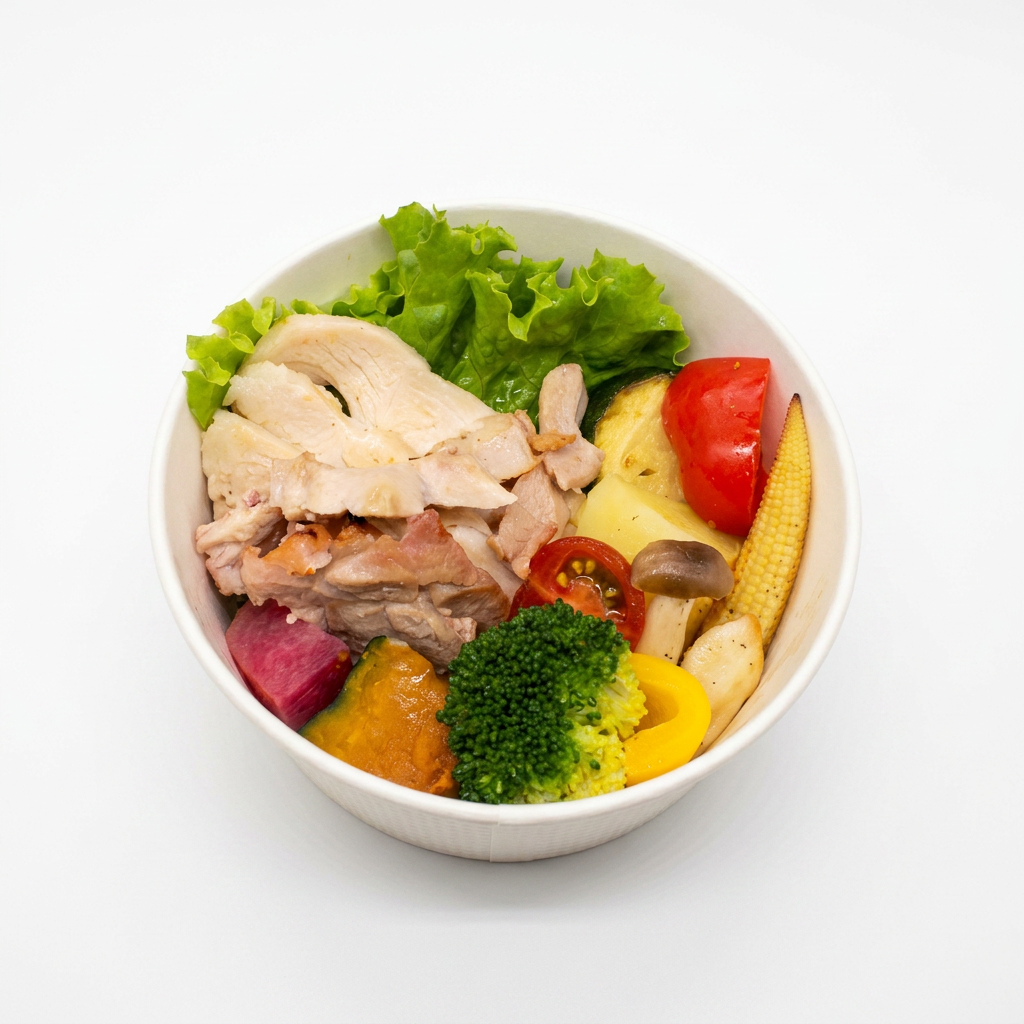 【チキン】さくっとお手軽野菜丼