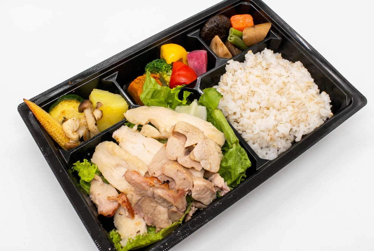 柔らか鶏のヘルシー弁当