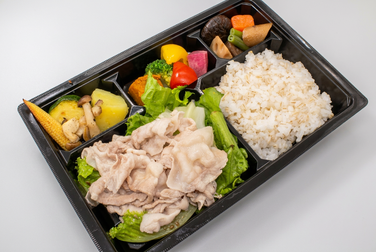 豚しゃぶのヘルシー弁当