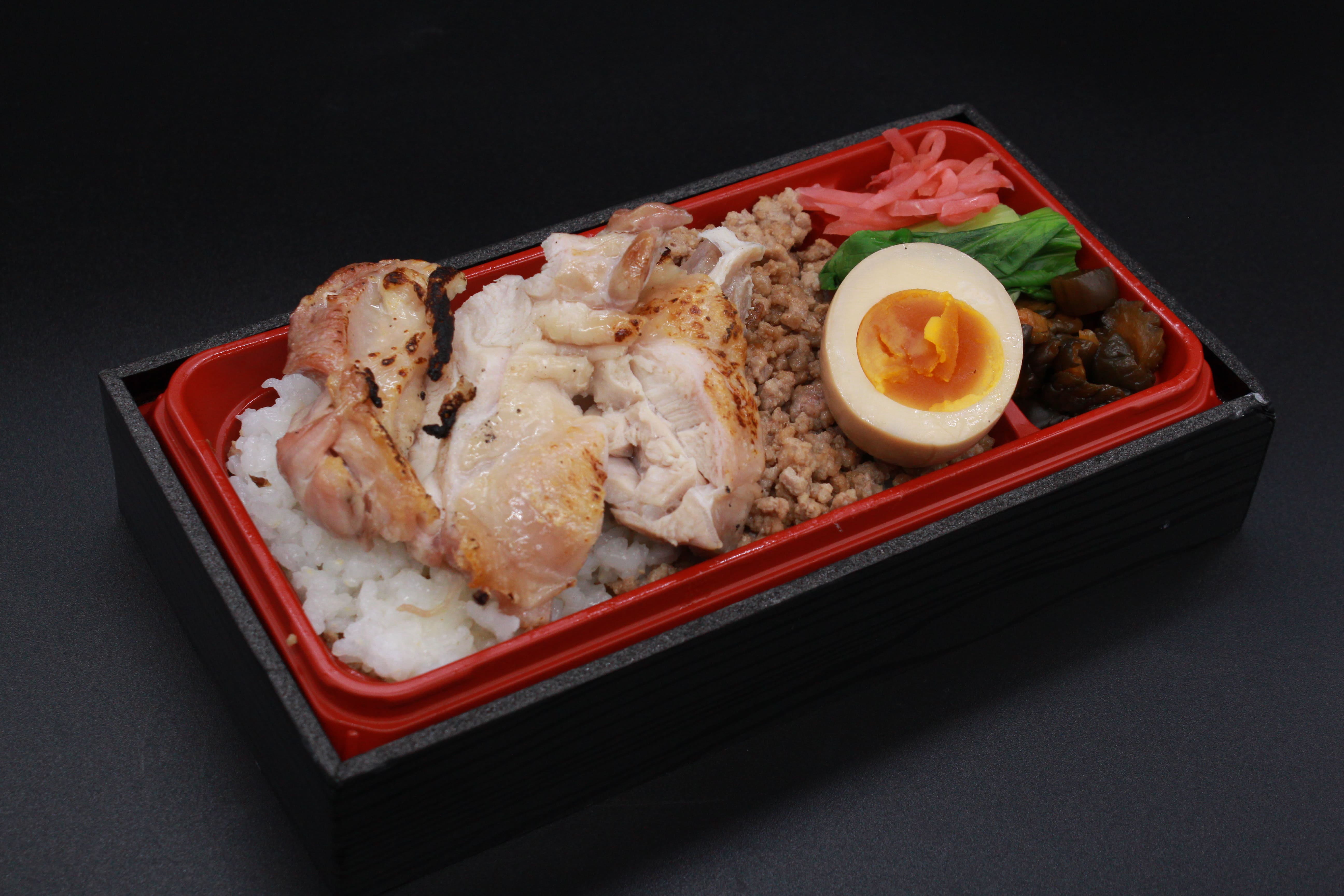 地鶏焼き×そぼろ重