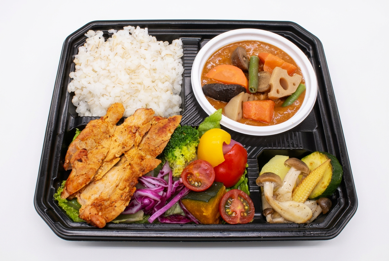 ヘルシータンドリーチキンと野菜のゴロゴロカレー