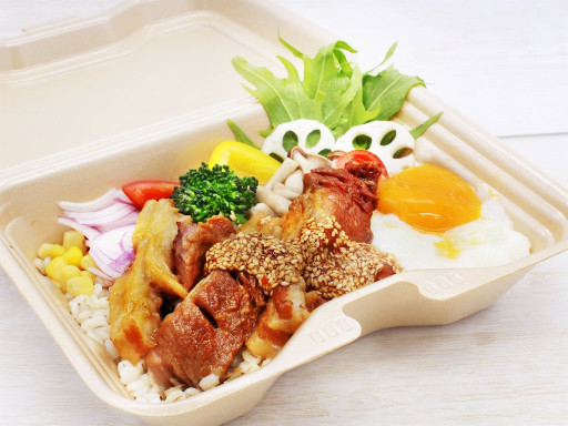 厚切りチャーシューのゴマソース