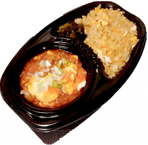 【チャーハン風！豚骨飯】麻婆豆腐