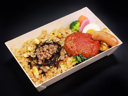 肉そぼろとひじきのあさり飯【ミックスグリル】