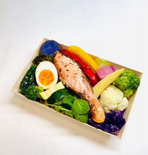 甘酒糀漬け鮭の炙り焼き